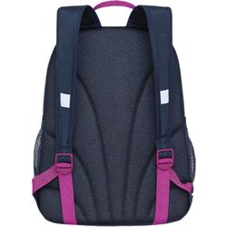 GRIZZLY / GRIZZLY school backpack, anatomical back, 2 compartments, for girls, "Neon", 38x28x18 cm