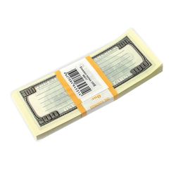 FILKINA GRAMOTA / Block for records "100 dollars", glued, 15x6x1 cm