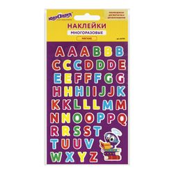 Autocollants guimauve "alphabet anglais", réutilisables, 10x15 cm, UNLAND