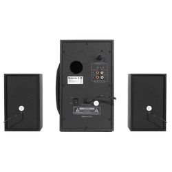 DEFENDER / Computer speakers X420, 2.1, 40 W, Bluetooth, FM-tuner, plastic / wood, black
