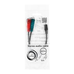 CABLEXPERT / Cable-adapter Jack 3.5 mm - 2 x Jack 3.5 mm, for analog audio signal transmission