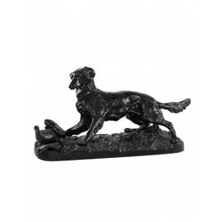 КАС.З. / KAS.Z. / Sculpture Dog setter on a rack (Sylphy Setter) with a partridge