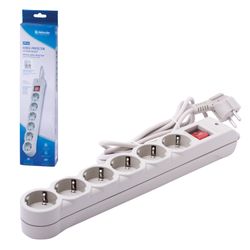 DEFENDER / Surge protector DFS603, 6 outlets, 3 m, white