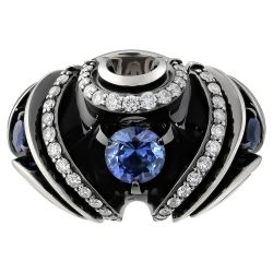 Bridges gold ring