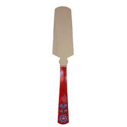 Беломорские узоры / Spoon "Shenkurskiy painted on a red background" 32 cm