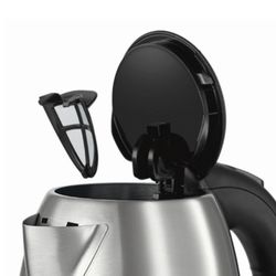 KETTLE BOSCH TWK7801, 1.7 litres, 2200 w, closed heating element, stainless steel, silver