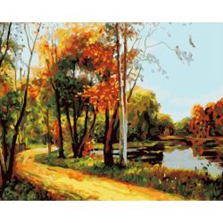 Опт-картина / Sayılara göre boyama 40x50 Gold Coast