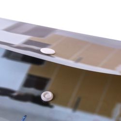 Folder-envelope with button LIME, A4, 160 micron, 100 sheets color printing
