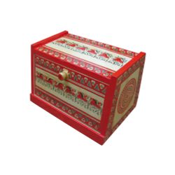 Беломорские узоры / Casket wooden "Mezenskaya Rospis"