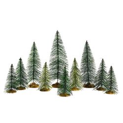 Conjunto de árvores de natal, até 21 cm (10 peças), LEMAX