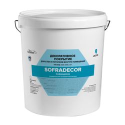High-strength decorative coating SOFRADEKOR "Liquid plastic"