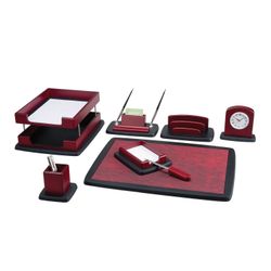 The table set BESTAR "Venus", solid wood (beech), 8 piece, color "red"