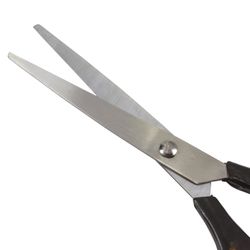 Ciseaux STAFF "Basic" 160 mm, manches ambre, étui PVC avec cintre euro
