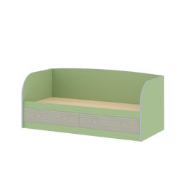 Bed with drawers and backrest "Junior" for the children's room