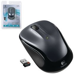 LOGITECH / Wireless mouse M325, 2 buttons + 1 wheel-button, optical, black