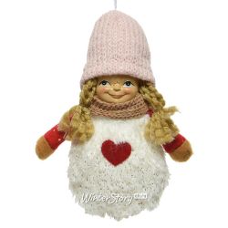 Kaemingk / Juguete para árbol de Navidad Niña Noella del País del Norte 15 cm, colgante