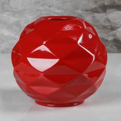 Керамика ручной работы / Table vase "Origami ball" 16 cm