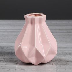 Керамика ручной работы / Table vase "Origami"
