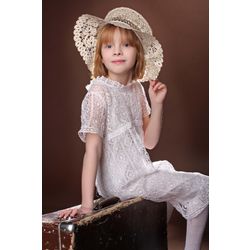 Кружевной Край / Lace Edge / Kids machine lace dress