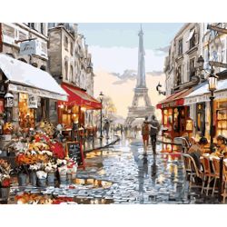 Опт-картина / Pintura por números 40x50 Caminata a la torre