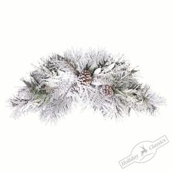 Holiday Classics / Pine swag "Snow Symphony"