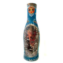 Box for a bottle "Matryoshka Landscapes"