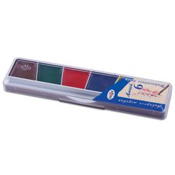 Suluboya GAMMA "Lyceum" 6 renk, bal, fırçasız, plastik kutu