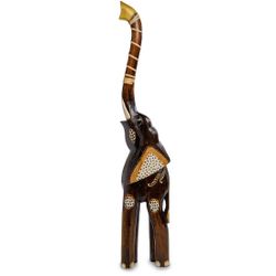 Decor and Gift / Wooden figurine "Elephant" 100 cm
