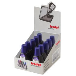 Stamping ink, TRODAT, violet, 28 ml, water based