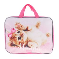 Calligrata / Folder with handles textile "The most cute"
