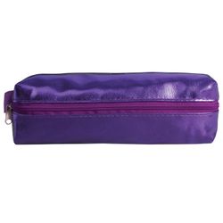 Pencil case-cosmetic bag BRAUBERG under faux leather, Vintage, purple, 20х6х4 cm