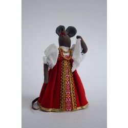 Потешный промысел / Souvenir doll "Dancing mouse with a handkerchief"