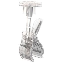 Clamp-T clips for POS frames universal, plastic, transparent, SET 10 pcs.