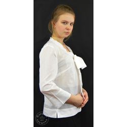 Елецкие кружева / Yelets lace / Women's blouse, with a bow