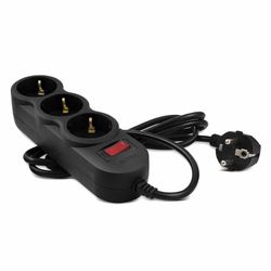 SVEN / Surge protector SF-03L, 3 sockets, 1.8 m, black