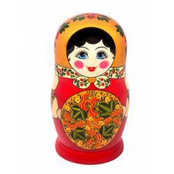 Золотая Хохлома / Matryoshka khokhloma 12 dolls