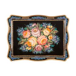 Сувениры из Н.Тагила / Souvenirs from N. Tagil / Tray "Panels Grand. Flowers", 30x40 cm