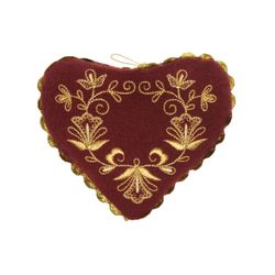 Торжокские золотошвеи / Pin cushion "Heart of Gold"