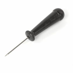 Awl a large clerical STAFF, overall length 150 mm, needle diameter 3 mm, black knob