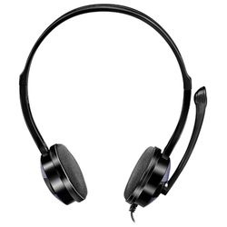 SVEN / Наушники с микрофоном (гарнитура) AP-151MV, проводные 1,2 м, с оголовьем, черные