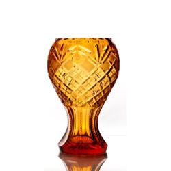 Гусевской Хрустальный завод / Crystal vase for flowers "Lady" small amber