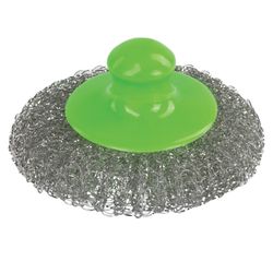 ЛАЙМА / Esponja (fregadora) para platos, malla metálica, con mango de plástico, 20 g
