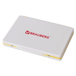 Stamp pad BRAUBERG, 100х80 mm (working surface 90x50 mm), unpainted