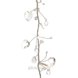 Kaemingk / Guirlande LED Diamond Shine 1,8 m 30 lampes LED blanc chaud, PVC transparent, IP20