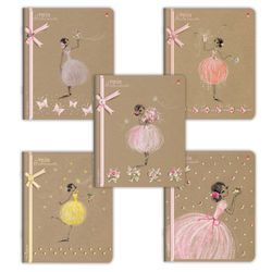 Альт / Notebook A5, 48 sh., Staple, cage, foil, hot stamping, selective varnish, "ROMANTIC MOOD" / 10 pcs.
