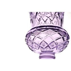 Гусевской Хрустальный завод / Crystal decorative vase "Imperial" light purple