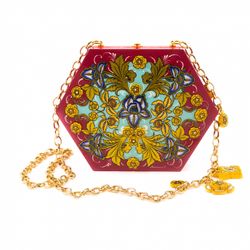 Золотая Хохлома / Hexagon bag 3D volume