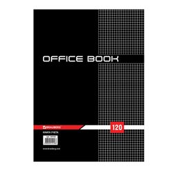 Accounting book 128 sheets, A4 200х290 mm, BRAUBERG, cage, hard cover 7БЦ, Matt, block, offset