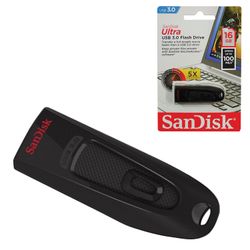SANDISK / Chiavetta USB 16 GB, Ultra, USB 3.0, nero