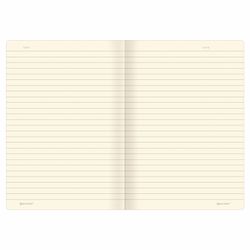 BRAUBERG / Notebooks 40 l. in-line SoftTouch cover, SET 3 pcs., beige paper 70 g / m2, stitching, А5 (147х210 mm), JOURNEY